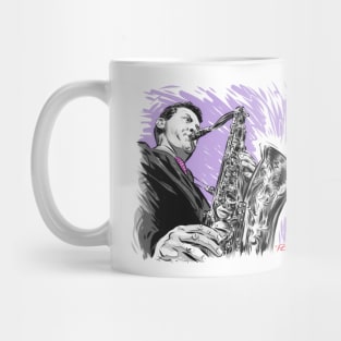 Stan Getz - An illustration by Paul Cemmick Mug